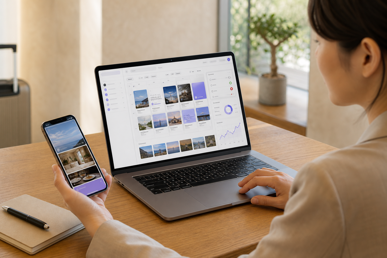 Content to Reservation System 制作イメージ